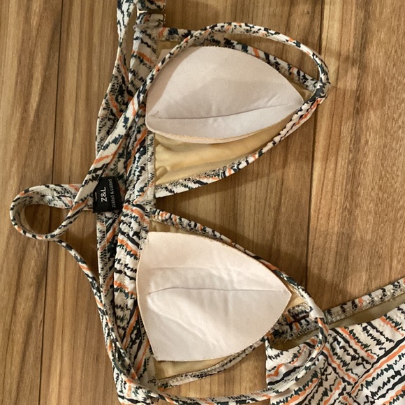 Zebras & Libras Striped Racerback Bikini - Picture 4 of 7